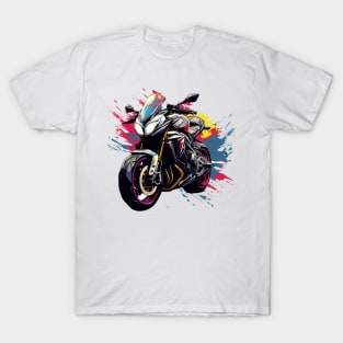 Motorcycle Racing Illustration T-Shirt